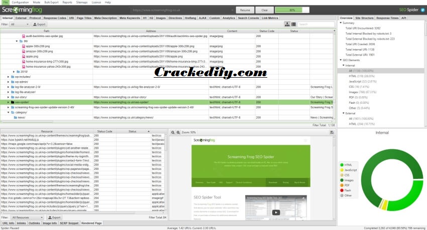 download Screaming Frog SEO Spider 19.1 free